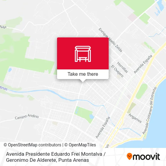 Mapa de Avenida Presidente Eduardo Freí Montalva / Geronimo De Alderete