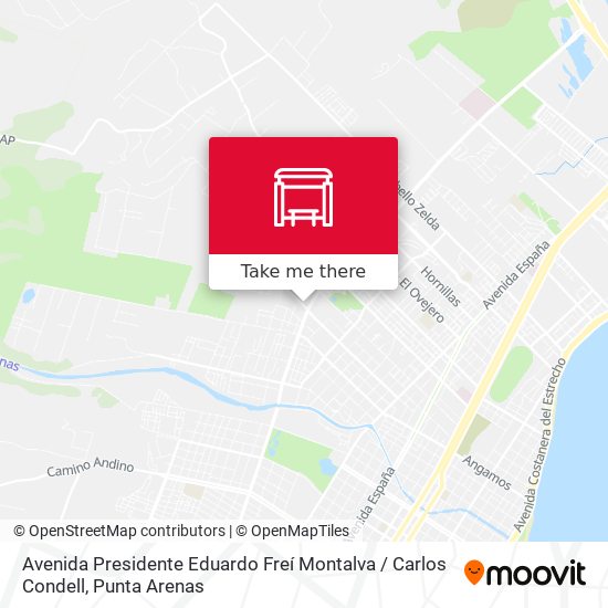 Avenida Presidente Eduardo Freí Montalva / Carlos Condell map