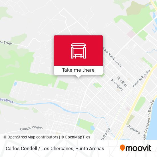 Carlos Condell / Los Chercanes map