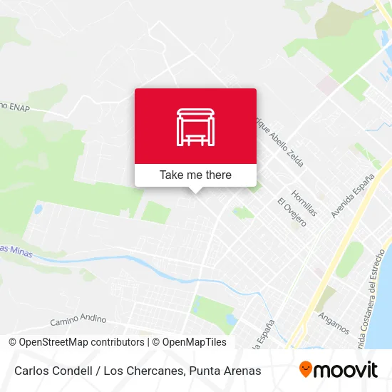 Mapa de Carlos Condell / Los Chercanes