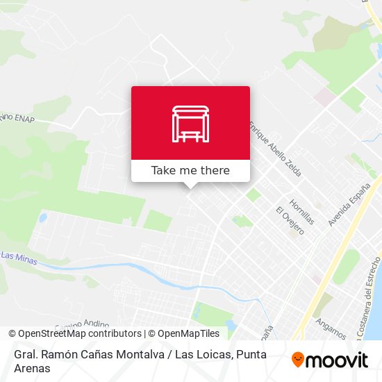 Mapa de Gral. Ramón Cañas Montalva / Las Loicas