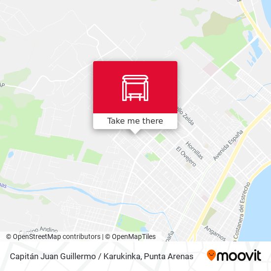 Capitán Juan Guillermo / Karukinka map