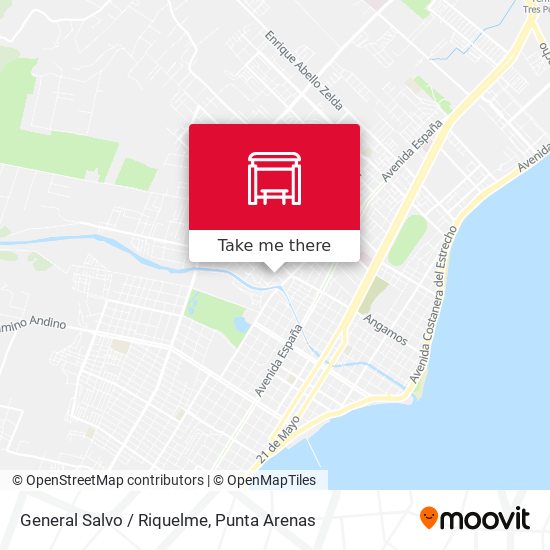 Mapa de General Salvo / Riquelme