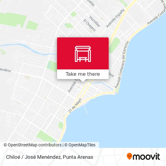 Chiloé / José Menéndez map
