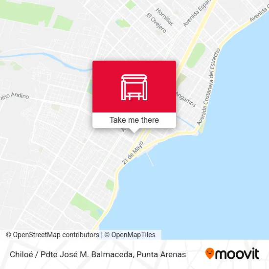 Mapa de Chiloé / Pdte José M. Balmaceda