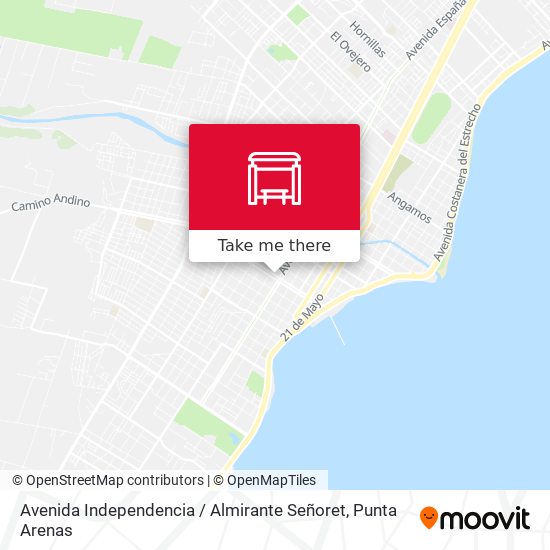 Avenida Independencia / Almirante Señoret map