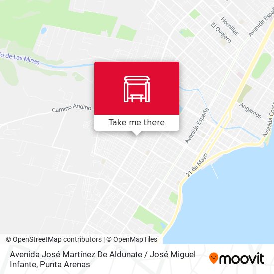 Avenida José Martínez De Aldunate / José Miguel Infante map