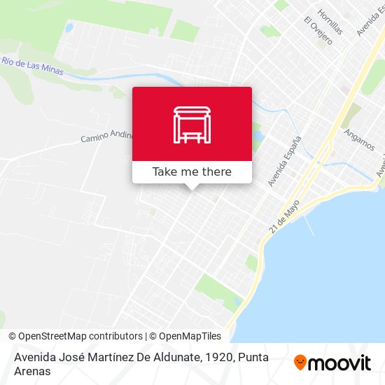 Avenida José Martínez De Aldunate, 1920 map