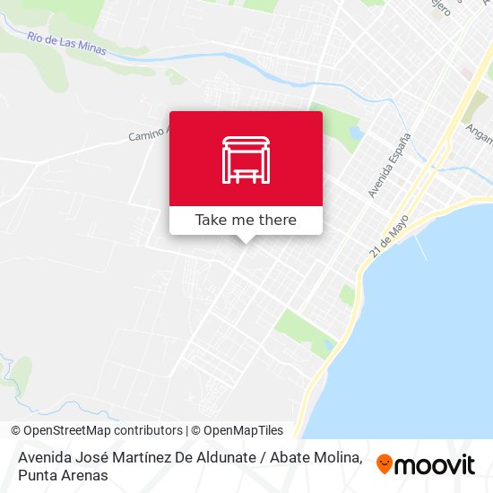 Avenida José Martínez De Aldunate / Abate Molina map