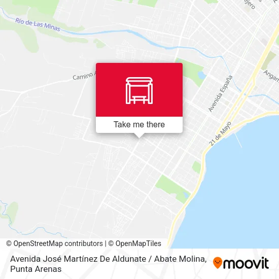 Mapa de Avenida José Martínez De Aldunate / Abate Molina