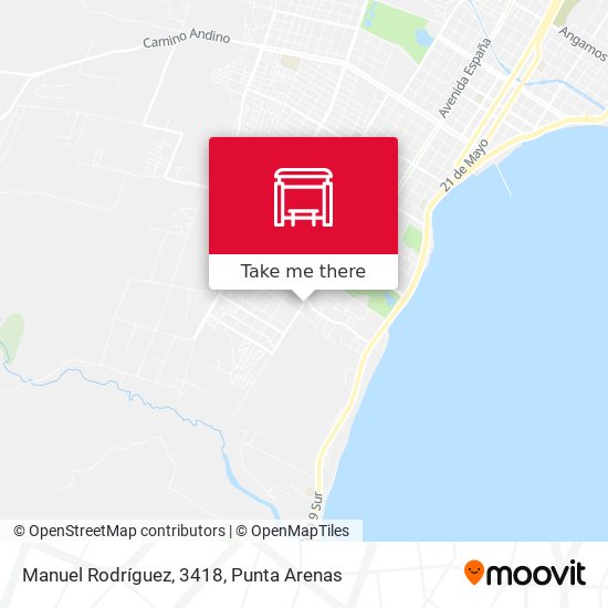 Mapa de Manuel Rodríguez, 3418