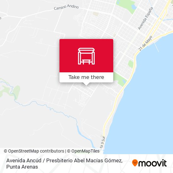Avenida Ancúd / Presbiterio Abel Macías Gómez map