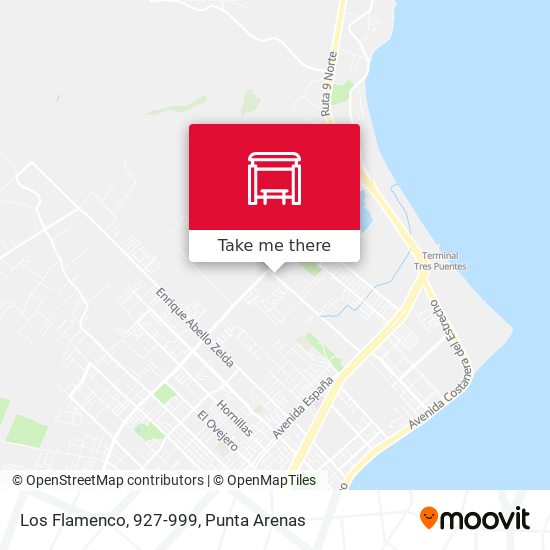 Los Flamenco, 927-999 map