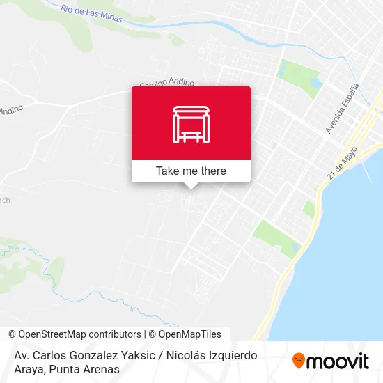 Mapa de Av. Carlos Gonzalez Yaksic / Nicolás Izquierdo Araya