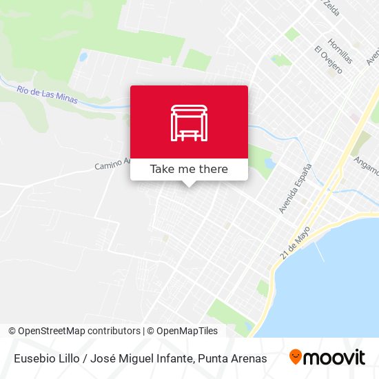 Eusebio Lillo / José Miguel Infante map