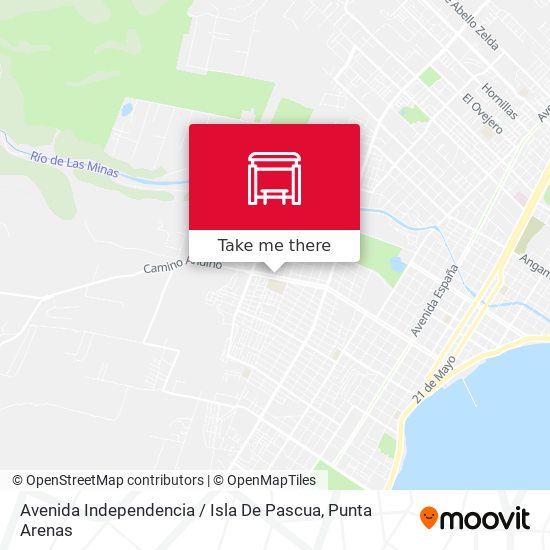 Mapa de Avenida Independencia / Isla De Pascua
