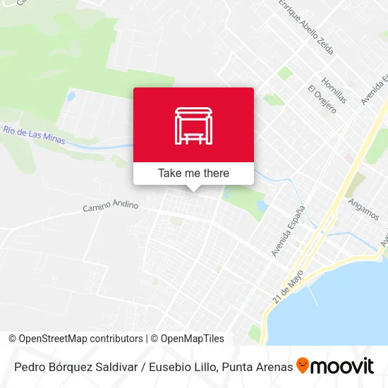 Mapa de Pedro Bórquez Saldivar / Eusebio Lillo