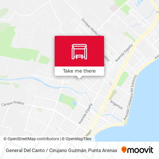 Mapa de General Del Canto / Cirujano Guzmán