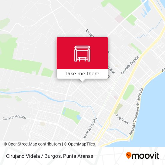 Cirujano Videla / Burgos map