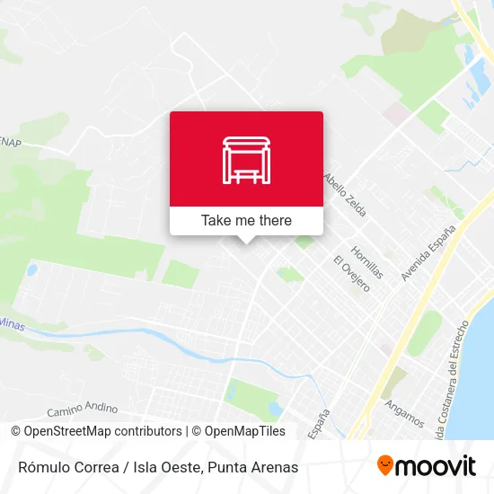 Mapa de Rómulo Correa / Isla Oeste