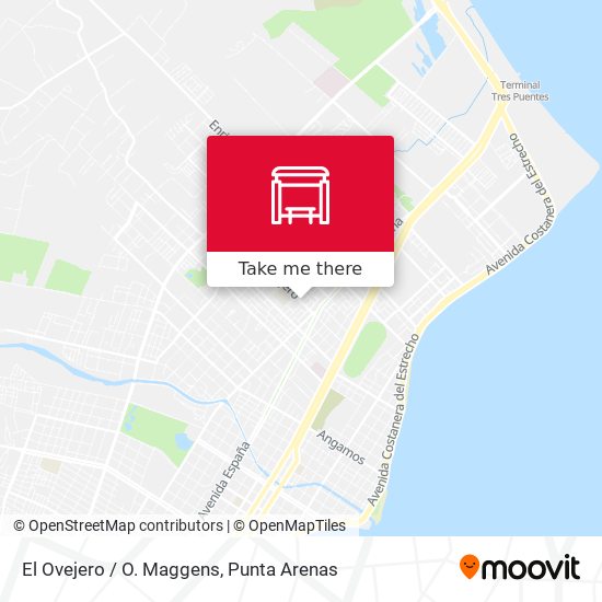Mapa de El Ovejero / O. Maggens