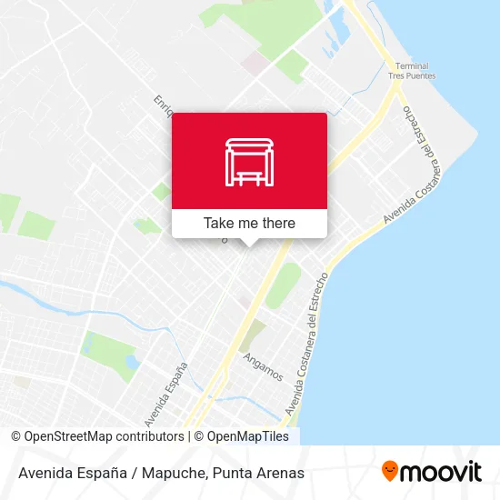 Mapa de Avenida España / Mapuche