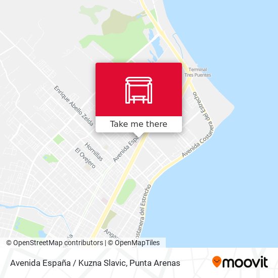 Avenida España / Kuzna Slavic map