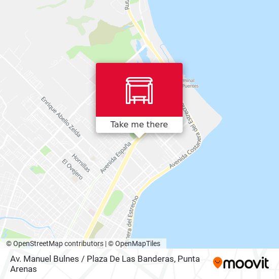 Av. Manuel Bulnes / Plaza De Las Banderas map