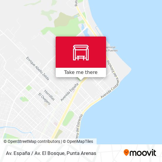 Mapa de Av. España / Av. El Bosque
