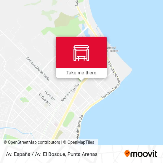 Av. España / Av. El Bosque map