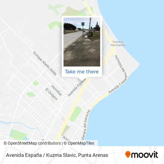 Mapa de Avenida España / Kuzma Slavic