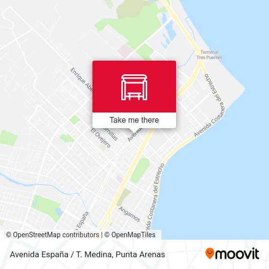 Mapa de Avenida España / T. Medina