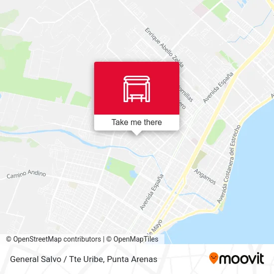 Mapa de General Salvo / Tte Uribe