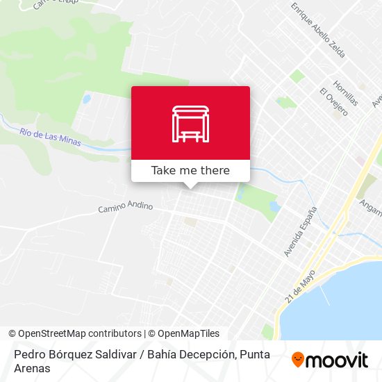 Pedro Bórquez Saldivar / Bahía Decepción map