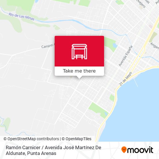 Ramón Carnicer / Avenida José Martínez De Aldunate map
