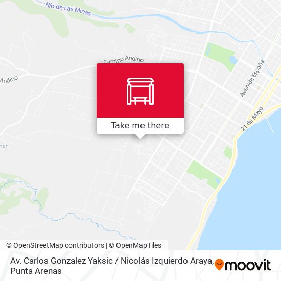 Av. Carlos Gonzalez Yaksic / Nicolás Izquierdo Araya map