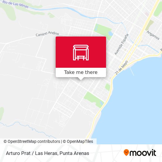 Mapa de Arturo Prat / Las Heras