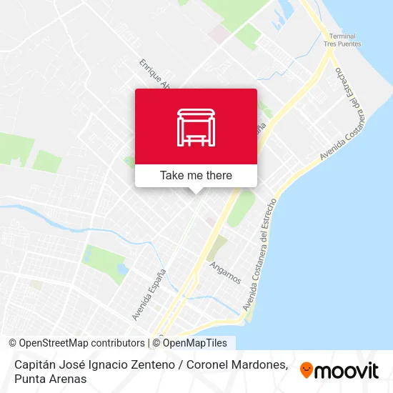 Capitán José Ignacio Zenteno / Coronel Mardones map