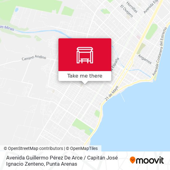 Avenida Guillermo Pérez De Arce / Capitán José Ignacio Zenteno map