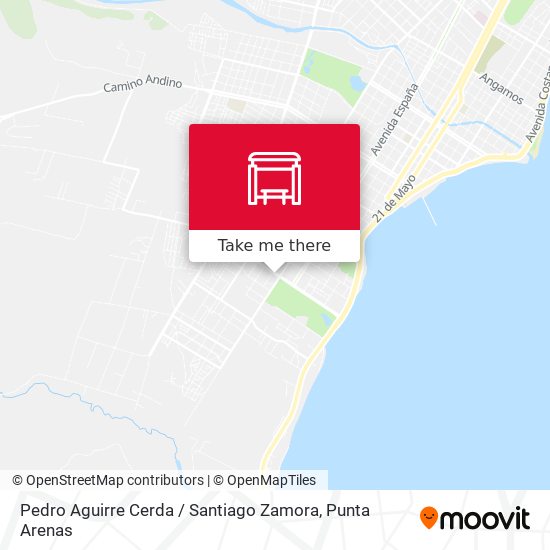 Pedro Aguirre Cerda / Santiago Zamora map