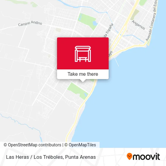 Mapa de Las Heras / Los Tréboles