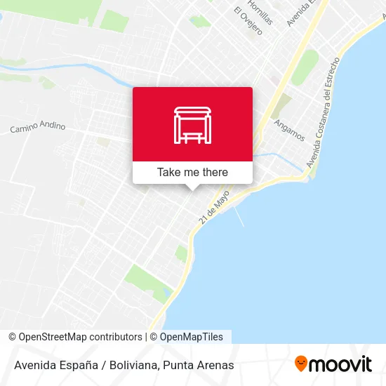 Mapa de Avenida España / Boliviana