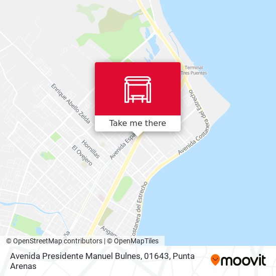 Avenida Presidente Manuel Bulnes, 01643 map