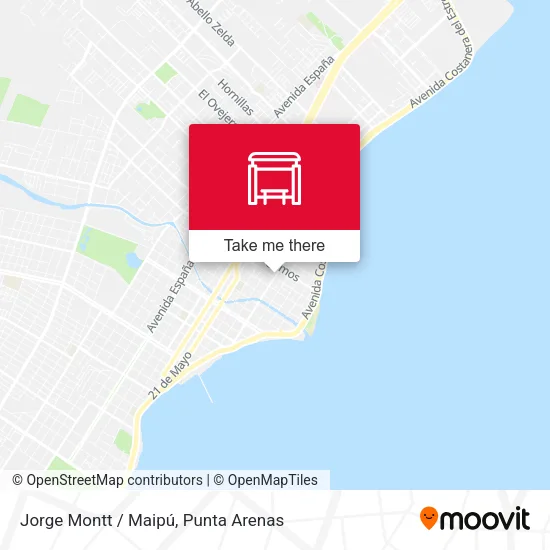 Mapa de Jorge Montt / Maipú