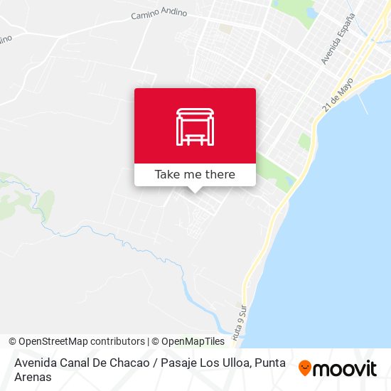 Mapa de Avenida Canal De Chacao / Pasaje Los Ulloa