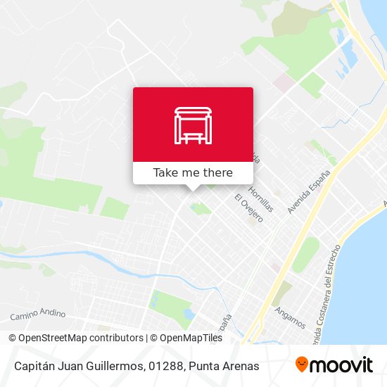 Mapa de Capitán Juan Guillermos, 01288