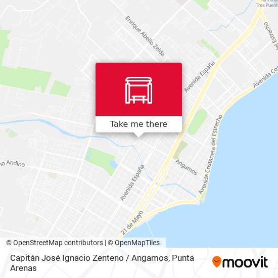 Capitán José Ignacio Zenteno / Angamos map