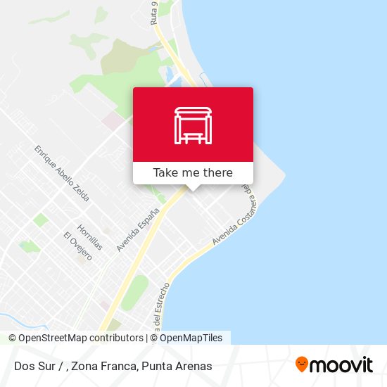 Mapa de Dos Sur / , Zona Franca