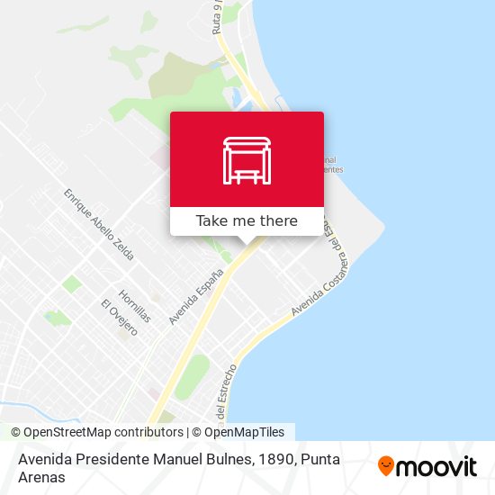 Avenida Presidente Manuel Bulnes, 1890 map