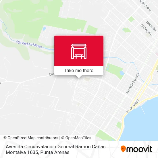 Mapa de Avenida Circunvalación General Ramón Cañas Montalva 1635